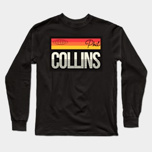 Retro Phil Collins Long Sleeve T-Shirt